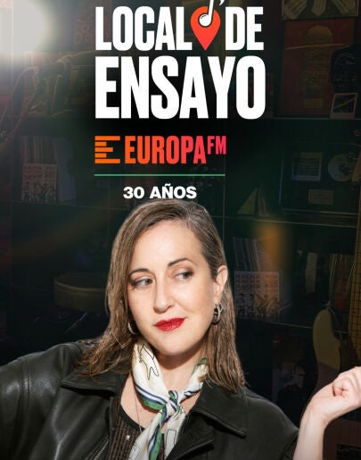 Nena Daconte en Local de Ensayo Europa FM