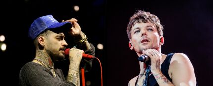 Louis Tomlinson y Zayn en sus respectivos conciertos