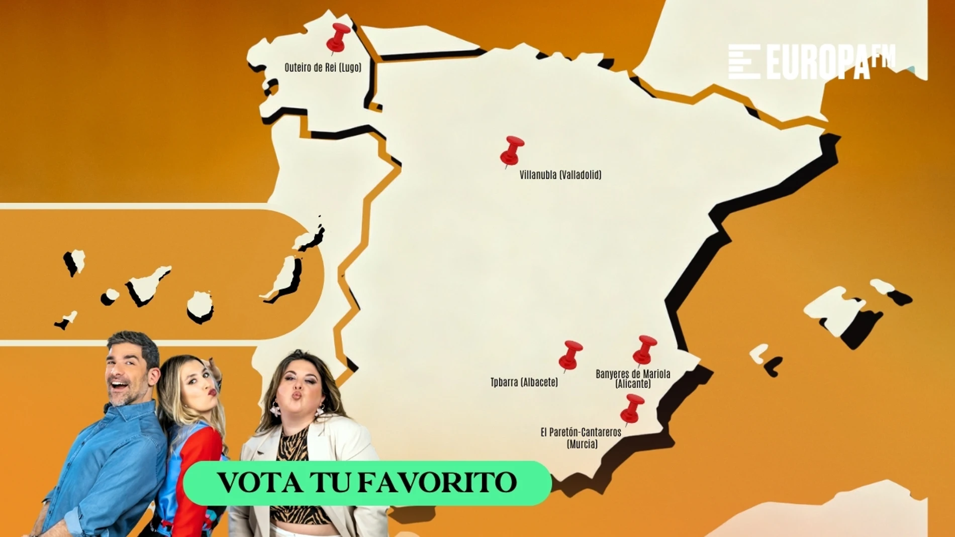Vota por tu favorito en la nueva encuesta de 'Pueblos especiales' Vota por tu favorito en la nueva encuesta de 'Pueblos especiales'