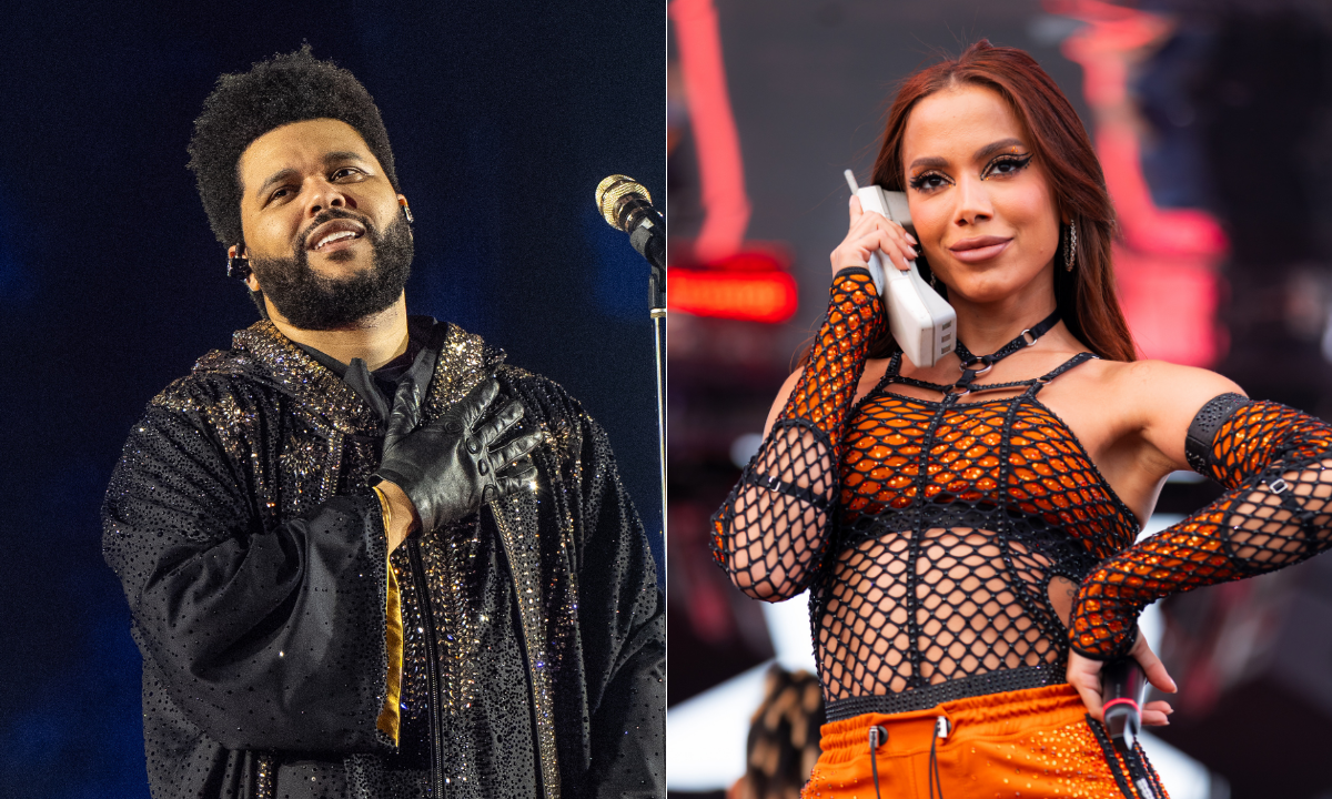 The Weeknd actuando en Atlanta / Anitta actuando en Brasil The Weeknd actuando en Atlanta / Anitta actuando en Brasil