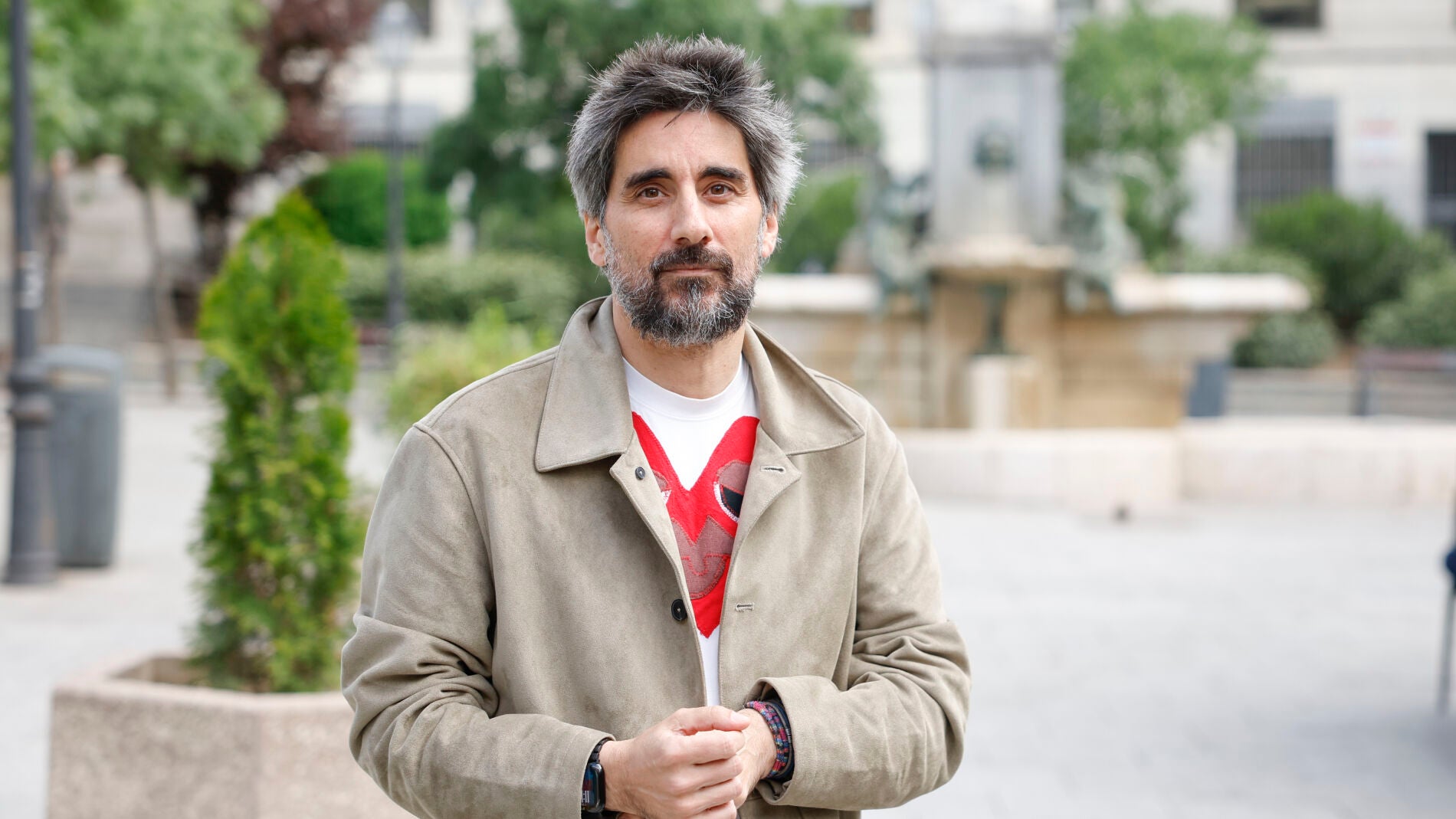 Manel Loureiro en un evento del Día del Libro