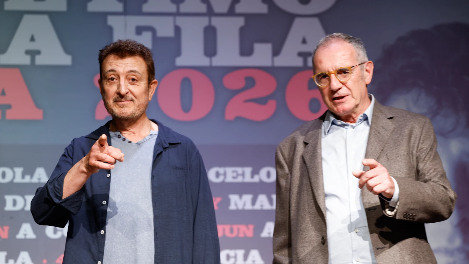 Manolo García y Quimi Portet durante la promoción de la gira de 'El Último de la Fila' Manolo García y Quimi Portet durante la promoción de la gira de 'El Último de la Fila'