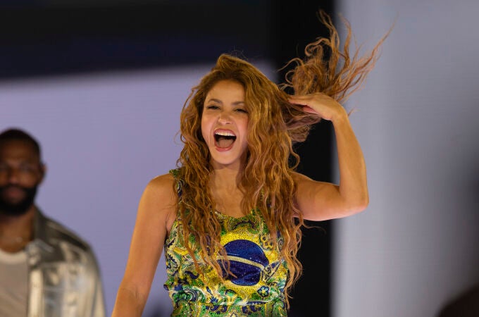 Shakira en la playa de Copacabana en Río de Janeiro (Brasil)