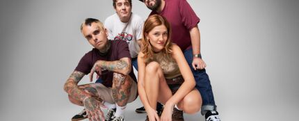 Los cuatro integrantes de La La Love You.