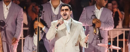 Bad Bunny, en su concierto en Sao Paolo (Brasil). Bad Bunny, en su concierto en Sao Paolo (Brasil).