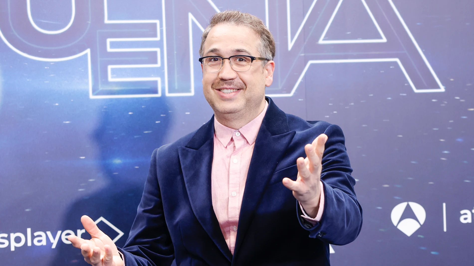 Aníbal Gómez en la presentación de concursantes de 'Tu cara me suena' Aníbal Gómez en la presentación de concursantes de 'Tu cara me suena'