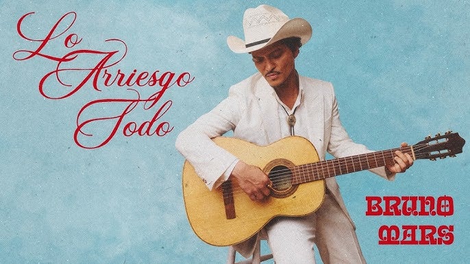 Bruno Mars, en la portada de 'Lo arriesgo todo' Bruno Mars, en la portada de 'Lo arriesgo todo'