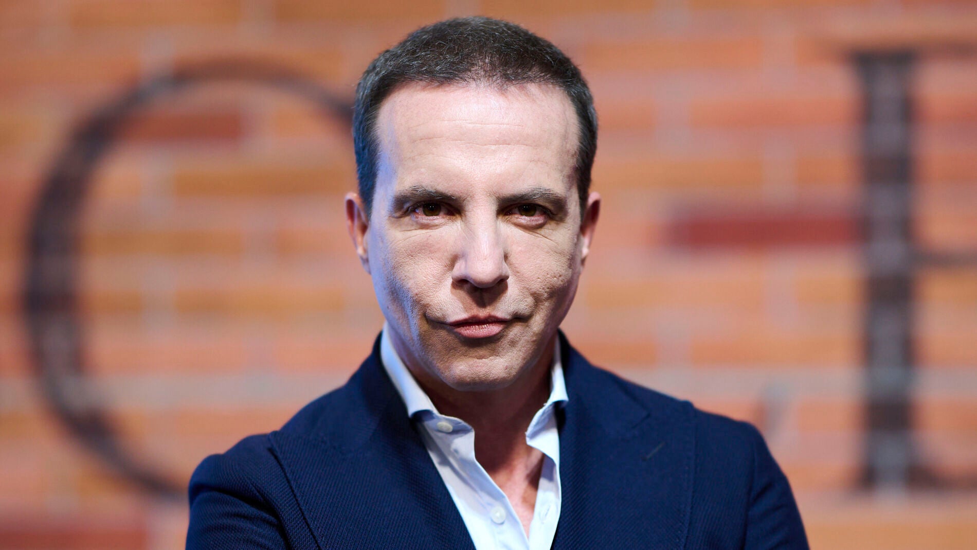 Cristóbal Soria en un acto de presentación de un programa