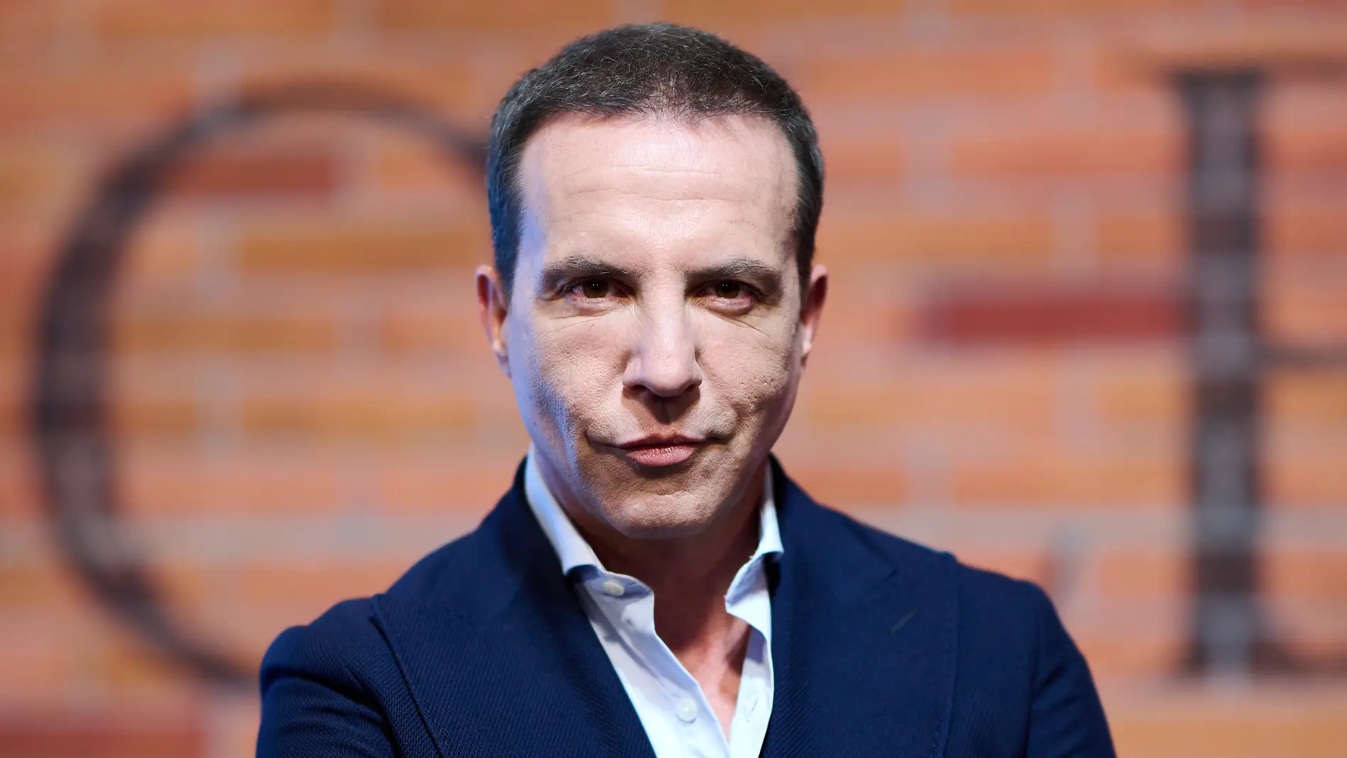 Cristóbal Soria en un acto de presentación de un programa Cristóbal Soria en un acto de presentación de un programa