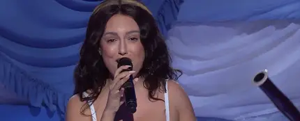 María Parrado cantando 'La Perla' de Rosalía en 'Tu cara me suena' María Parrado cantando 'La Perla' de Rosalía en 'Tu cara me suena'