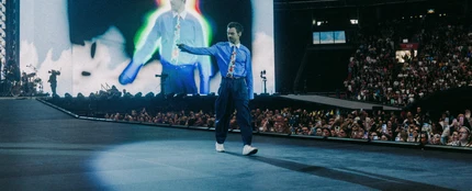 Harry Styles en uno de sus conciertos en Ámsterdam con la gira 'Together, Together' Harry Styles en uno de sus conciertos en Ámsterdam con la gira 'Together, Together'