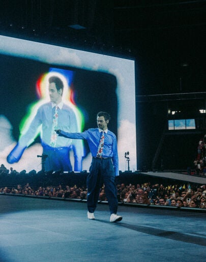 Harry Styles en uno de sus conciertos en Ámsterdam con la gira 'Together, Together'