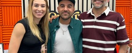 Nil Moliner con Eva Soriano y Nacho García en Cuerpos especiales Nil Moliner con Eva Soriano y Nacho García en Cuerpos especiales