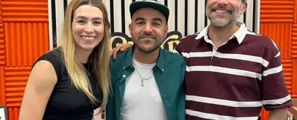 Nil Moliner con Eva Soriano y Nacho García en Cuerpos especiales Nil Moliner con Eva Soriano y Nacho García en Cuerpos especiales