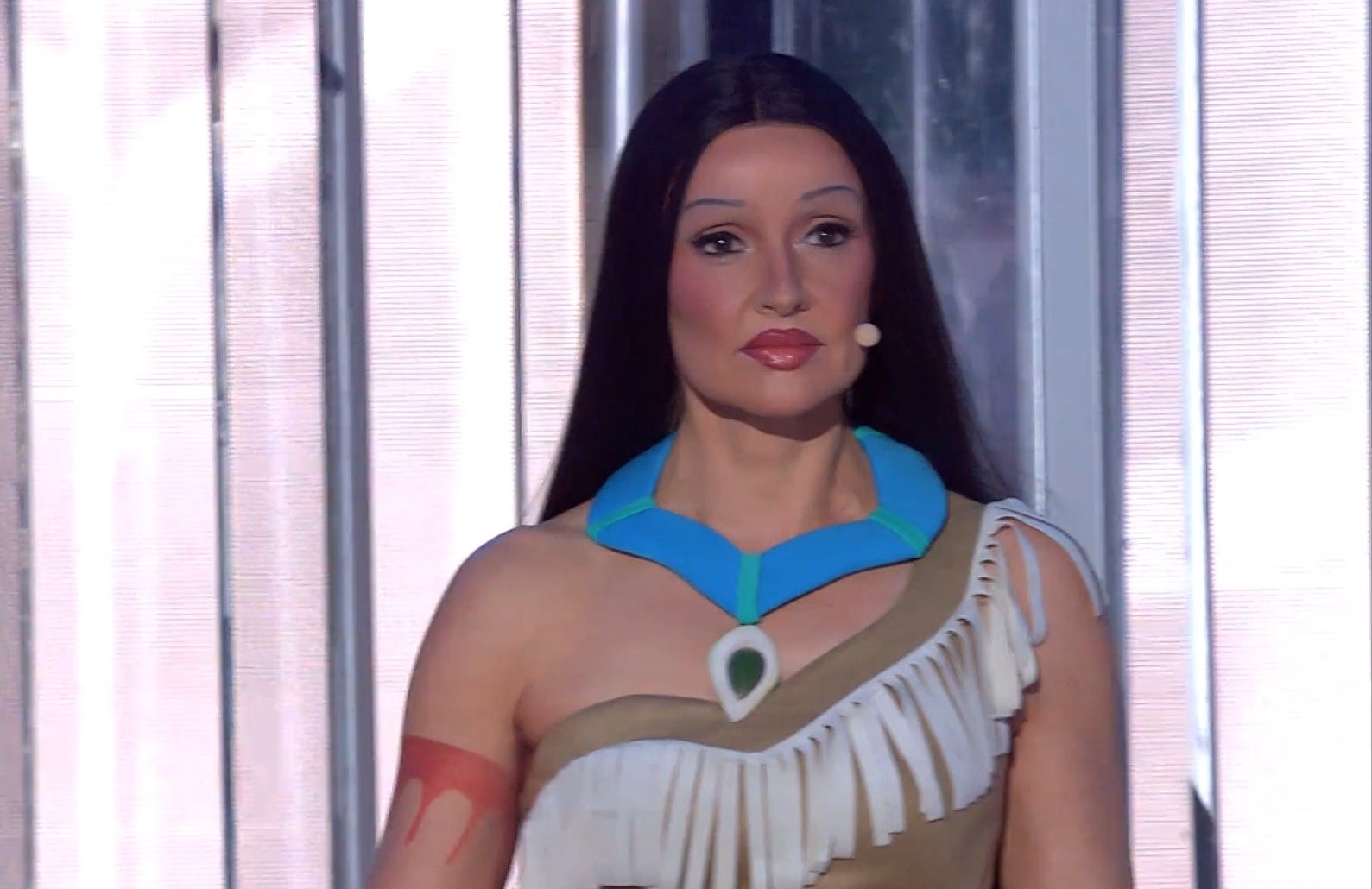 Cristina Castaño imita a Pocahontas en la Gala 6 de 'Tu cara me suena 13' Cristina Castaño imita a Pocahontas en la Gala 6 de 'Tu cara me suena 13'