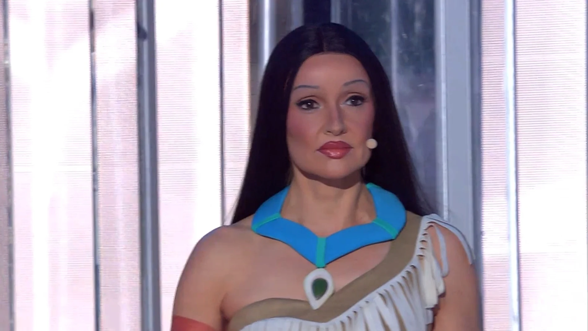 Cristina Castaño imita a Pocahontas en la Gala 6 de 'Tu cara me suena 13' Cristina Castaño imita a Pocahontas en la Gala 6 de 'Tu cara me suena 13'