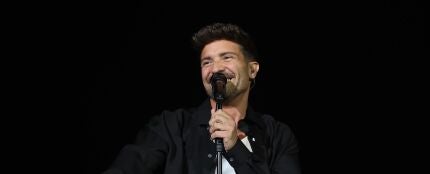 Un momento del concierto que Pablo Albor&aacute;n ofrece en el Movistar Arena de Madrid