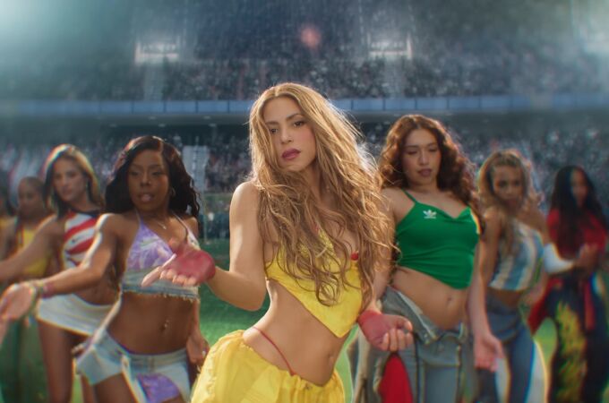 Shakira en el videoclip de 'Dai Dai'