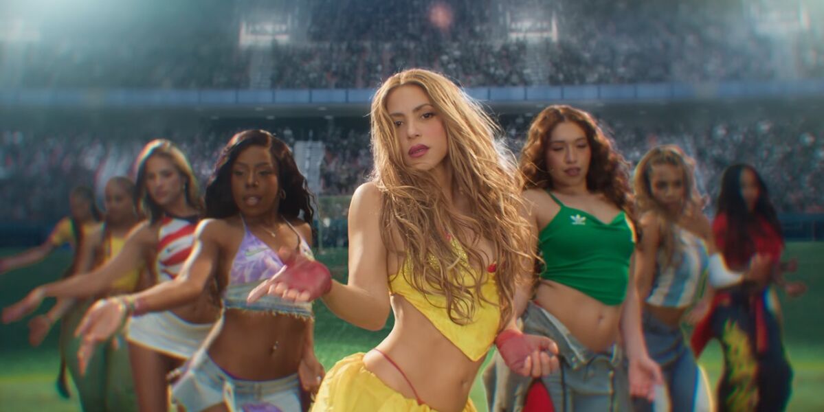 Shakira en el videoclip de 'Dai Dai'