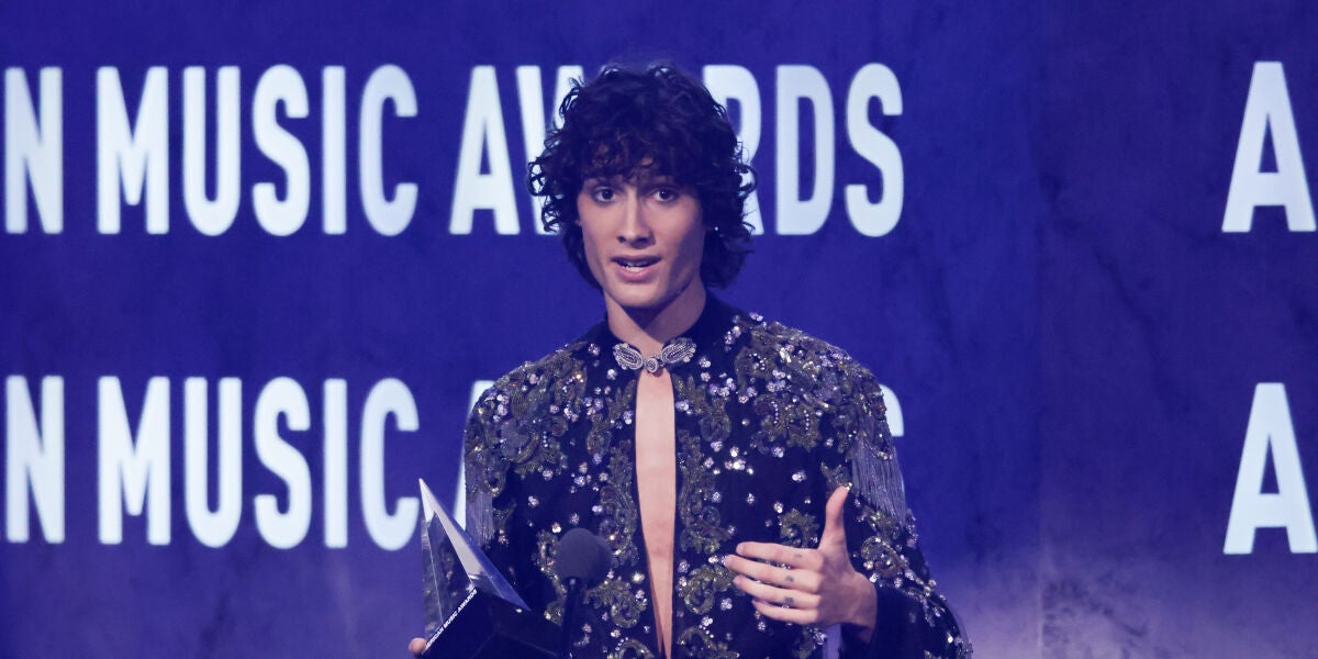 sombr, en los American Music Awards 2026.