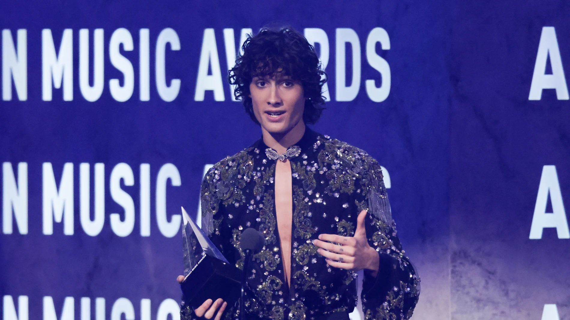 sombr, en los American Music Awards 2026. sombr, en los American Music Awards 2026.