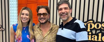 Manuel Carrasco con Eva Soriano y Nacho Garc&iacute;a en Cuerpos especiales