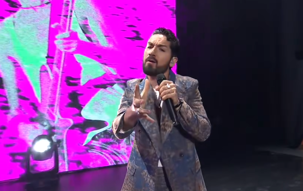 Fito Robles de Siloé en el homenaje a Robe Iniesta de los Premios de la Academia de la Música Fito Robles de Siloé en el homenaje a Robe Iniesta de los Premios de la Academia de la Música
