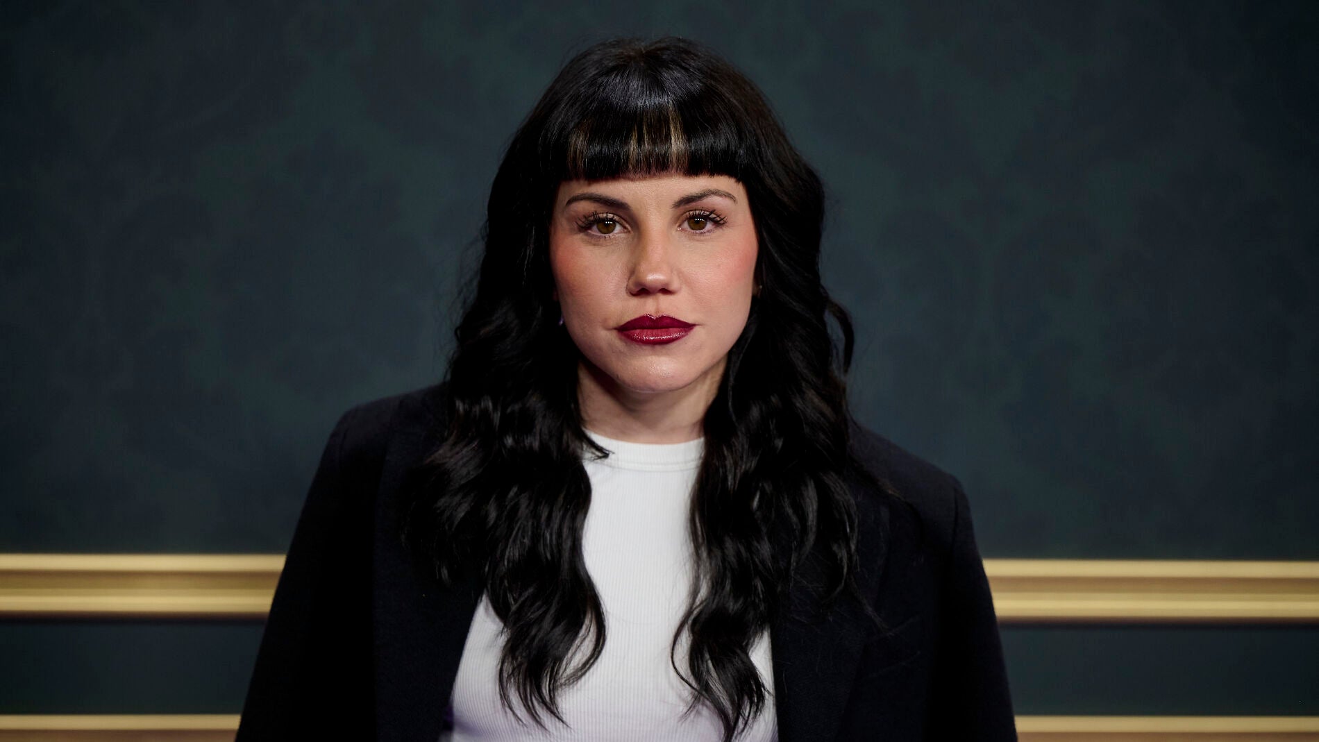 Angy Fernández en una premier