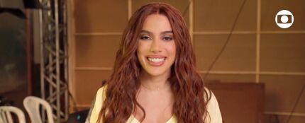 Anitta en el anuncio de su participación en la película Anitta en el anuncio de su participación en la película