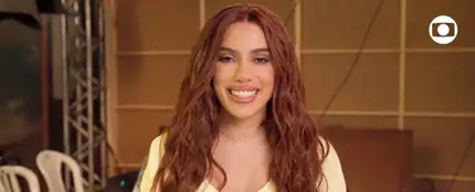 Anitta en el anuncio de su participación en la película Anitta en el anuncio de su participación en la película