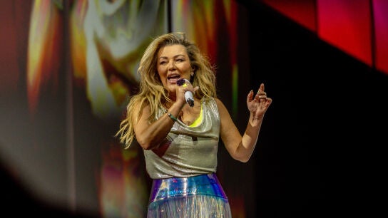 Amaia Montero con La Oreja de Van Gogh