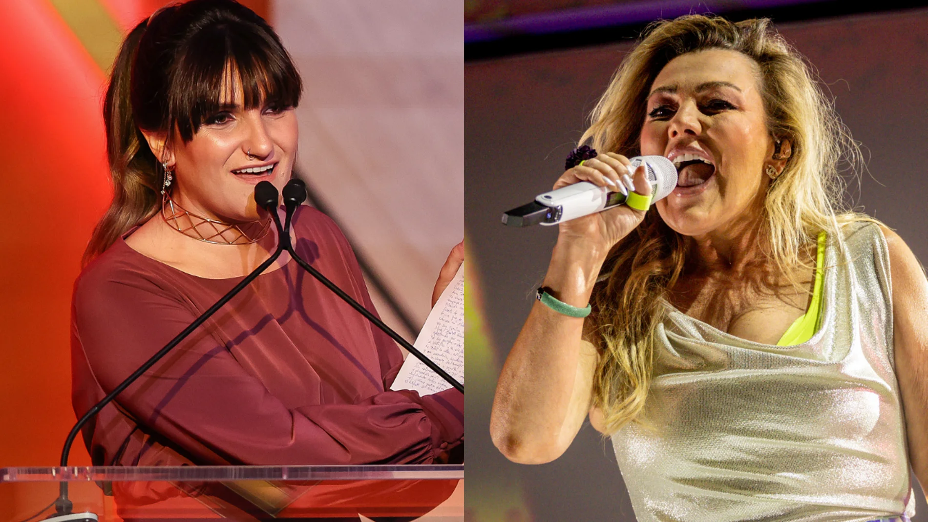 Rozalén y Amaia Montero Rozalén y Amaia Montero