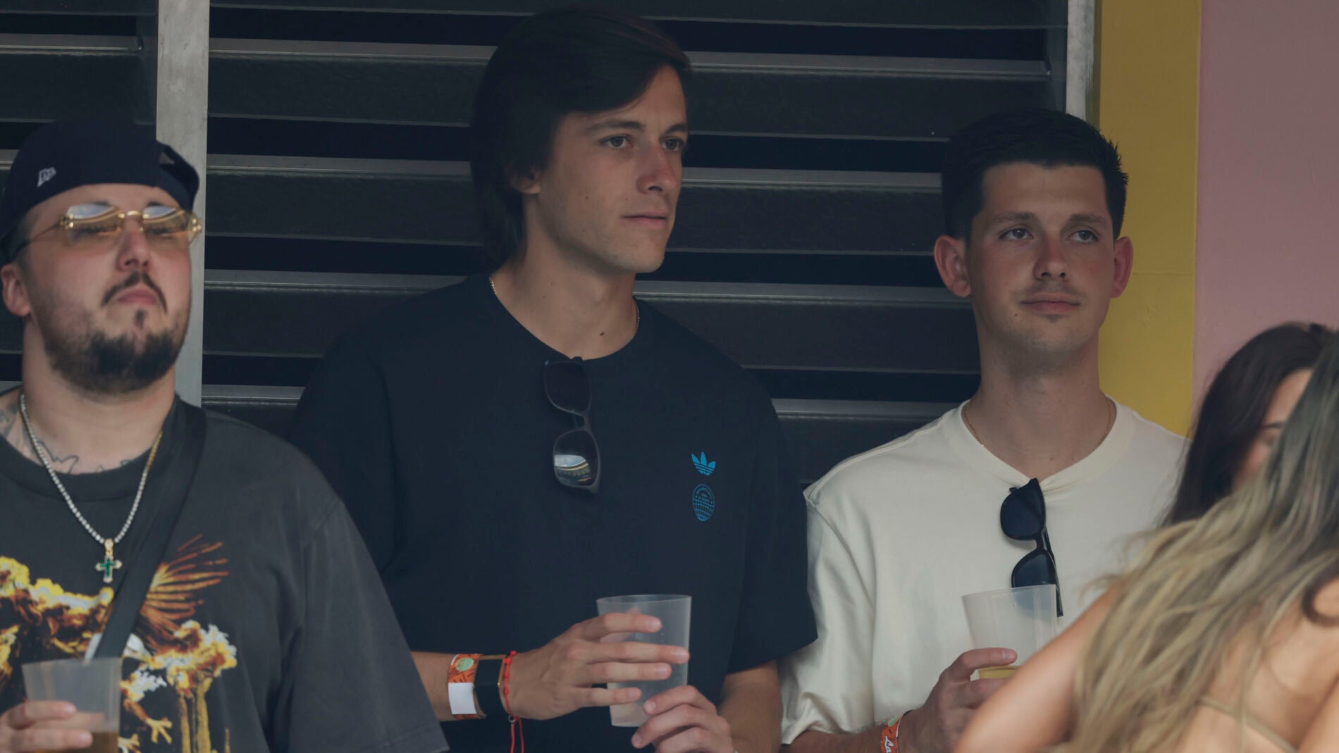 Álvaro Carreras asiste al concierto de Bad Bunny en Madrid