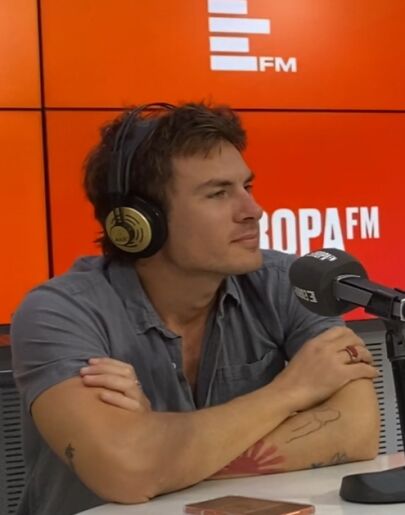 Andrés Koi en una entrevista para 'Europa FM'