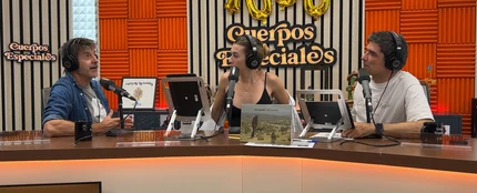 Paco Roca con Eva Soriano y Nacho García en Cuerpos especiales Paco Roca con Eva Soriano y Nacho García en Cuerpos especiales