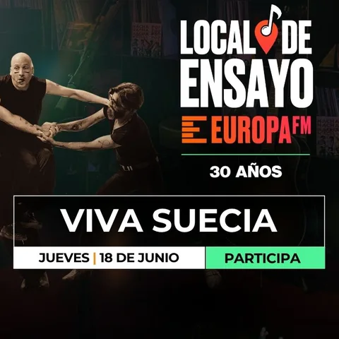 ¿Quieres ver a Viva Suecia en Local de Ensayo Europa FM? ¿Quieres ver a Viva Suecia en Local de Ensayo Europa FM?