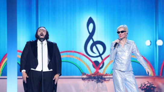 Cristina Castaño y Zapata Tenor se transforman en Eurythmics y Luciano Pavarotti