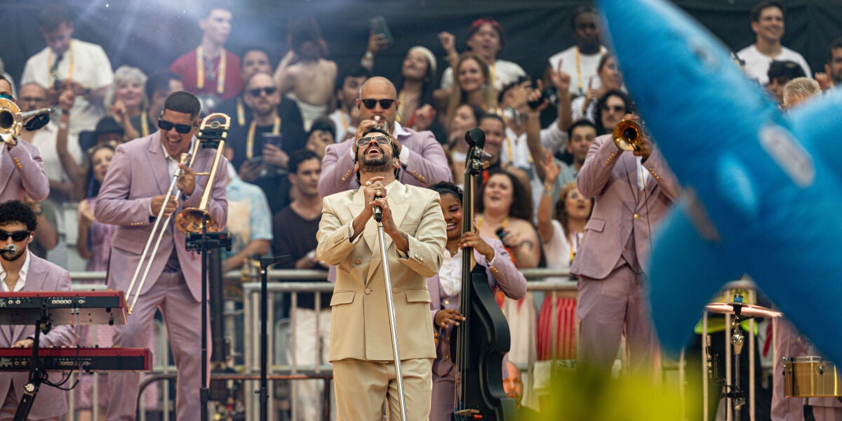 Bad Bunny en concierto en Madrid