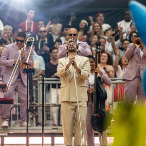 Bad Bunny en concierto en Madrid