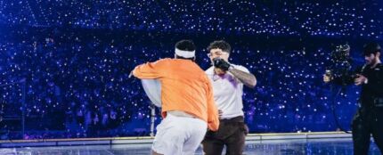 Bad Bunny y Lunay en el concierto de Madrid del 14 de junio.