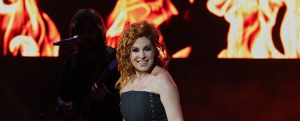 Leire Mart&iacute;nez, en un concierto en Ciudad de M&eacute;xico.