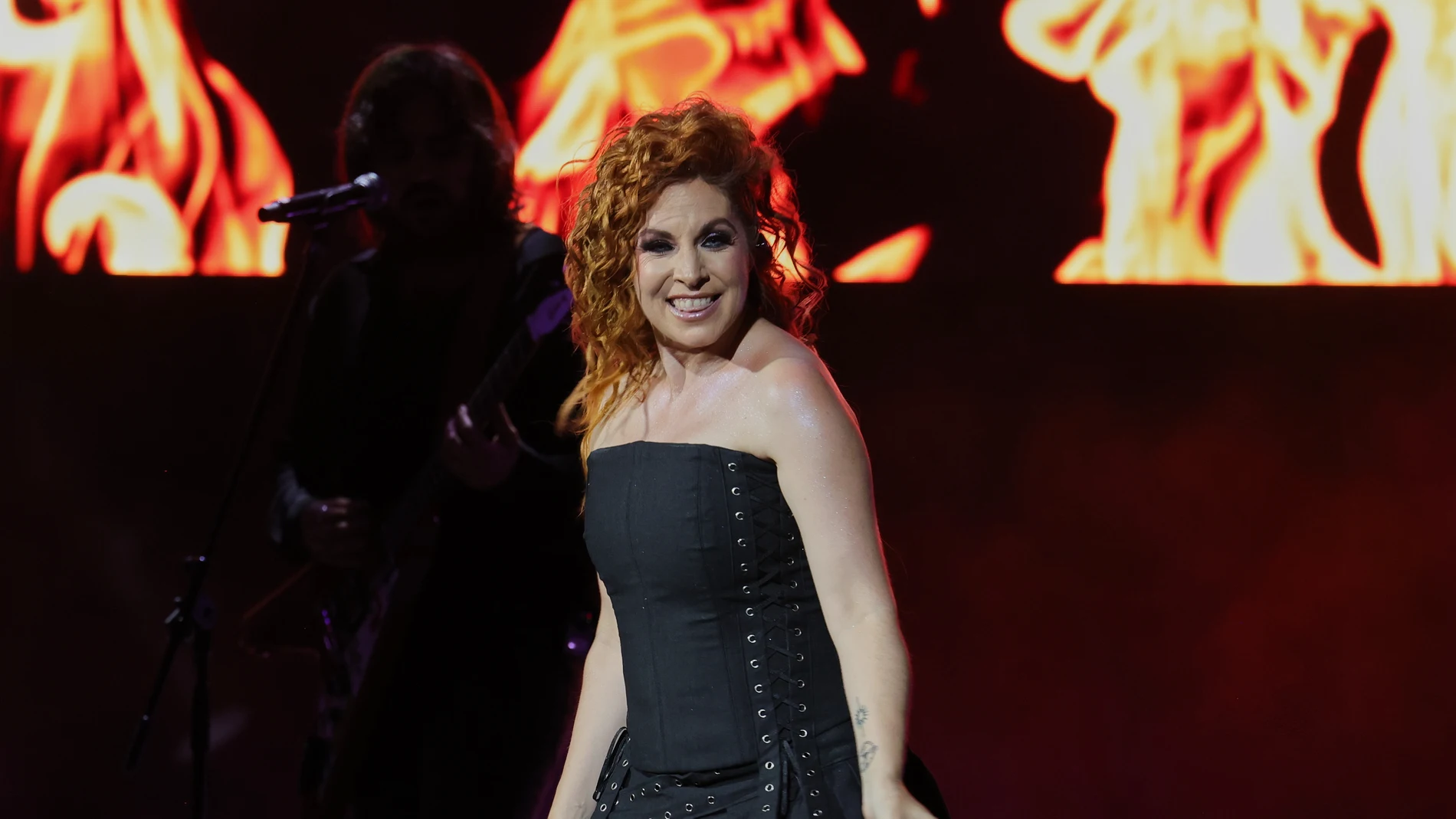 Leire Martínez, en un concierto en Ciudad de México. Leire Martínez, en un concierto en Ciudad de México.