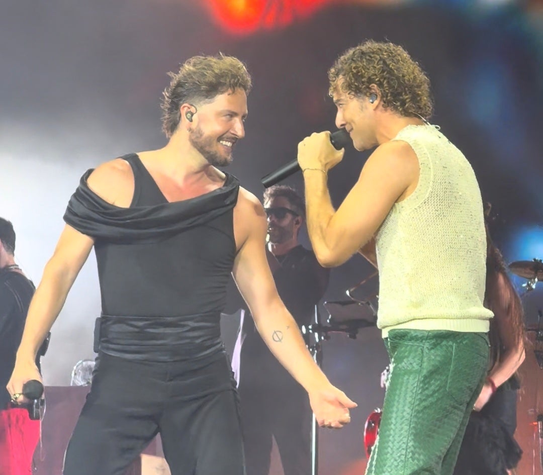 Manuel Carrasco y David Bisbal en Sevilla Manuel Carrasco y David Bisbal en Sevilla