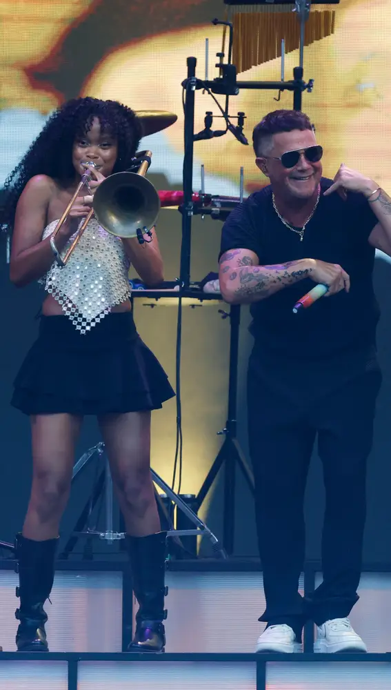 Judith y Alejandro Sanz en el Metropolitano Judith y Alejandro Sanz en el Metropolitano