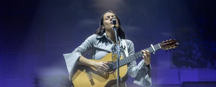 Valeria Castro en el Movistar Arena de Madrid. Valeria Castro en el Movistar Arena de Madrid.