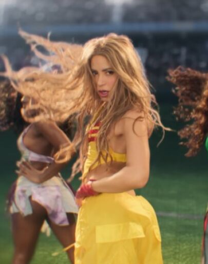 Shakira, en el videoclip de 'Dai Dai'