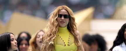 Shakira en la ceremonia de inauguraci&oacute;n del Mundial 2026 en M&eacute;xico