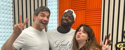 Lamine Thior y Lalachus con Nacho García en Cuerpos especiales Lamine Thior y Lalachus con Nacho García en Cuerpos especiales