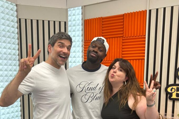 Lamine Thior y Lalachus con Nacho García en Cuerpos especiales
