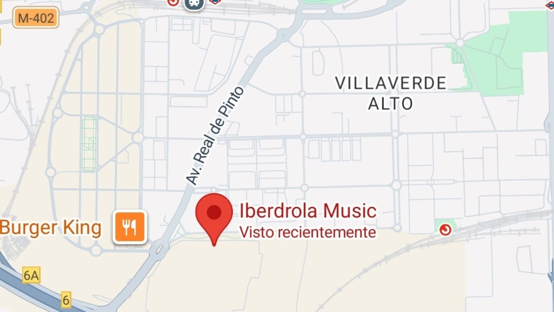 Ubicación del Iberdrola Music